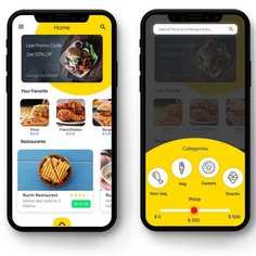 Food order app UI