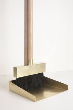 Brass Dustpan and Broom by Studiokyss