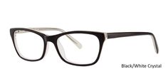 Black/White Crystal Vivid Eyeglasses Vivid 840.