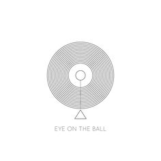 Eye on the Ball by Doris Yee #rings #iconography #icon #design #graphic #geometric #illustration