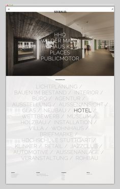 The most beautiful websites collection – Follow www.mindsparklemag.com #webdesign #minimal #design #beautiful #website #award #web #webin