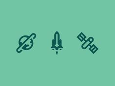 Icons from Outer Space #pictogram #icon #design #picto #symbol