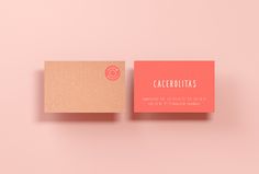 Cacerolitas by Robinsson Cravents #graphic design #stationary #print #business card