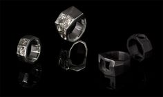 journey palermo | SMITH/GREY #rings #mens #ring #white #b&w #silver #smithgrey #black #jewellery #and #dark #grey