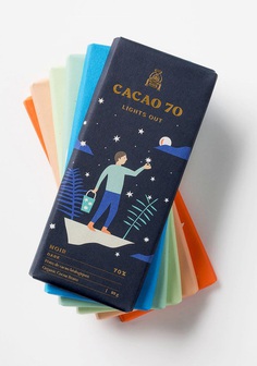 New Logo, Identity, and Packaging for Cacao 70 by In Good Company