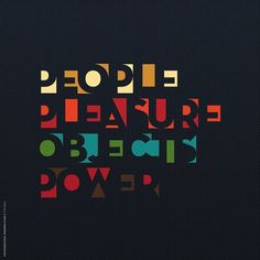 2011 Fall / Winter update part 3 on the Behance Network #typography