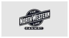Railroad company logo design evolution #western #line #north #rail #logo