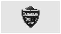 Railroad company logo design evolution #beaver #railroad #1888 #pacific #logo #canadian