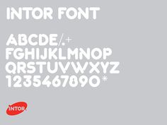 INTOR Font #font #type