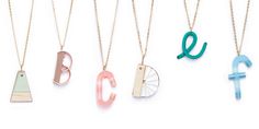 ABC : Turina.Jewellery made in amsterdam #design #jewellery #letter #jewelry #recycling #necklace #typography