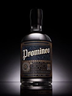 Promineo Whiskey — The Dieline #spirits #packaging