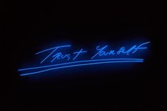 Tracey Emin | PICDIT #sculpture #installation #vibrant #colour #art #blue #light #neon