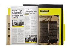 Amnesty International Hong Kong Annual Report 2010 on the Behance Network #print #annualreport #brochure #typography