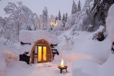 tumblr_m2p8f4zqBm1qzib5qo1_1280.jpg (изображение «JPEG», 720 × 480 пикселов) #beauty #house #design #cold #snow #warm #hut #photography #fire #forest #light #rest #winter