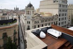 CJWHO ™ (Room Mate Pau Hotel, Barcelona) #spain #interiors #landscape #wood #architecture #barcelona #view #luxury