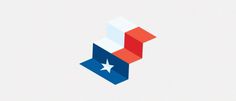 Raising Texas :: Joseph Blalock Design Office #flag #steps #texas #healthcare #logo