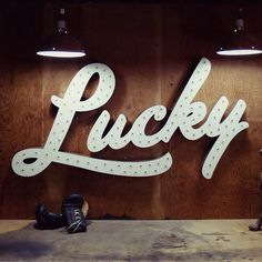 Friday Inspiration 183 #sign #lettering #lucky