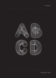 make something cool everyday - DesignersTalk #alphabet #wire