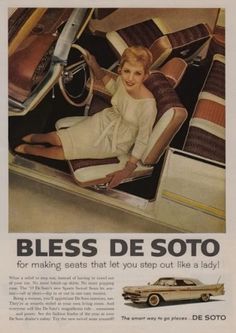 Unapologetically Female: Vintage Ad of the Day #car #vintage