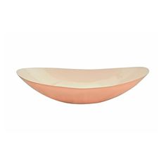 Rose Gold/White Boat Shape Dish , 48cm x 25cm