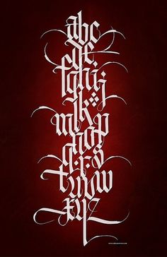 steveczajka.posterous.com - Where Calligraphy and Digital Arts Meet! #calligraphy #font #gothic #type #calligraphic #typography