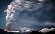 Volcano Erupting in Chile by Francisco Negroni #inspiration #photography #nature