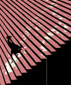 crow.jpg (496×596) #stairs #perspectives #illustration #art