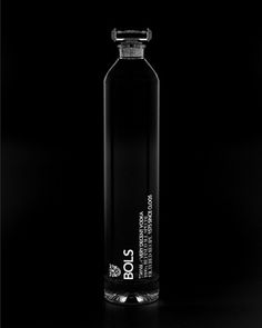 MASH - PURVEYORS OF THE FINE - ART DIRECTION & DESIGN - BOLS 1575 #packaging #black #glass #vodka #bols #mash