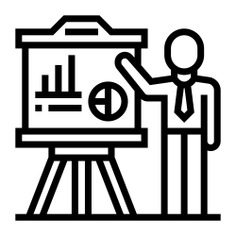 See more icon inspiration related to board, chart, person, graphs, training, learning, conference, presentation, analysis, information, business and people on Flaticon.