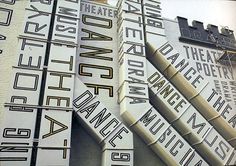 Typeverything.comNew Jersey Performing Arts Center, designed by Paula Scher. #lettering #typeverything #installation #scher #typography #paula #arts #environmental #performing #art #graphics #jersey #new