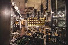 Meatless interior architecture interior bar restaurant vegetarian burea bumblee paris france mindsparkle mag