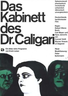 The Cabinet of Dr. Caligari Movie Posters From Movie Poster Shop #swiss #poster #film