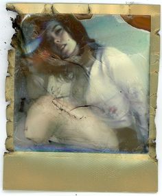 Instants Destroyed - By J. Caldwell #destroyed #photography #woman #polaroid