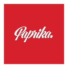 Blikdani / Paprika #lettering #red #script #budapest #blikdani #blik #hungary #daniel #vintage #paprika #logo #typography