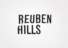 Reuben Hills Luke Brown #logo #identity