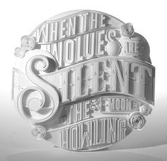 3D Type Sculptures + Animation on Behance #animation #lettering #print #type #3d #typography