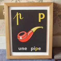 une pipe #print #retro #pipe #illustration