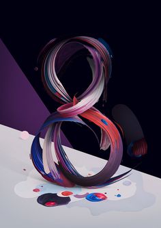 Atypical art typography pawel nolbert design mindsparkle mag painting paint color colorful type letter play playful typedesign deisgn design