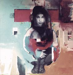Digital Assistant #paint #collage #spray #girl