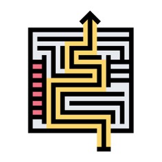 See more icon inspiration related to maze, way, exit, road, business and finance, labyrinth, solution, puzzle and education on Flaticon.