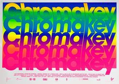 CHROMAKEY - www.michielschuurman.com #design #poster #typography