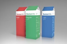 Swiss milk by Arantxa Reus #packaging #milk #design #swiss