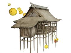Philipp Zurmöhle - Illustration & Graphic Design #temple #philipp #japanese #illustration #drawing #japan #zurmhle