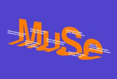 MUSE logotype designed by Harry Pearce #type #muse #pentagram #typography
