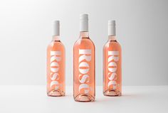 Rochfort Rees by Studio South #bottle #wine #rose #typography