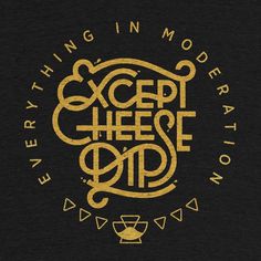 In Queso Emergency #cheese #logo #typography