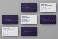 Tidepool by Moniker #brand design #stationery