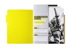 Amnesty International Hong Kong Annual Report 2010 on the Behance Network #inspiration #yellow #design #photography #editorial #typography