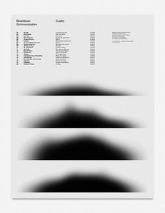 All sizes | Poster for Downtown Communication — Cuatro | Flickr - Photo Sharing! #white #design #graphic #black #poster #and #communication #typography