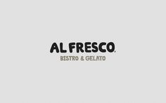 Anagrama | Al Fresco #logo #bistro #gelato